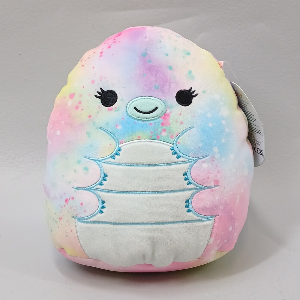 Squishmallows Moonie Water Bear 7 Inch Multicolor Tie Dye Ultra Rare S7